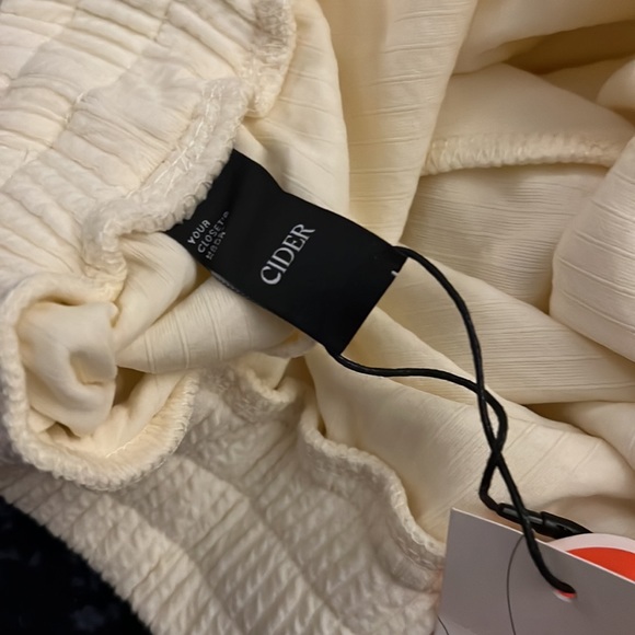 Cream joggers high waist - Picture 6 of 11